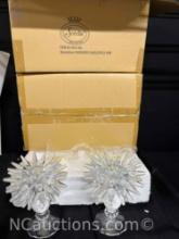 Set of 4 Sorelle candle stick holders in original packagin