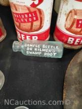 vintage beer cans, glass bottle and more. Keg Beer, 102 Brew