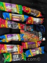 9 Star Wars Pez dispenser in original packaging Luke skywalker toy yoga stool troopers death Vader