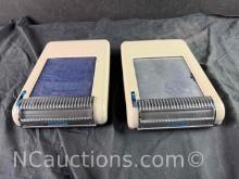 Pair of 1950s Moore Receipt Invoice Machines