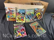 Long Box of Approx 300 Comics Demon, Deathlok, Deaths Head more