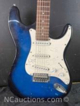 Signed Mahar Electric Guitar Sigbed Possibly Sublime Band members