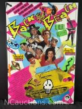 Back to the Beach Movie Poster Signed Says Anette Funicello 27x40