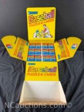 Complete Case of Sealed 1989 Donruss Baseball n Puzzle Cards 216 packs