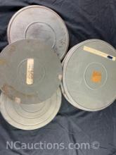 Vintage Movie Reels and Cases