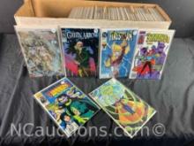 Long Box Approx 200 Comics Dr Strange, green Arrow, Dr Fate more