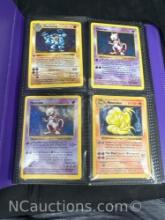 Folder With WOTC Shadowless Pokemon Cards Holos Rares