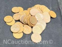 1946 Wheat Pennies 150g Total