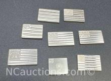 Sterling Silver Flags Bullion 12 grams