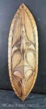 Wooden Tribal Mask Wall Art