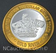 Gold River Limited Edition .999 Fine Silver $10 Gaming Token