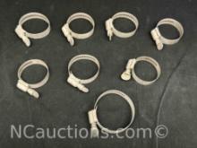 8 WW2 Army/Navy Vehicle and Aircraft Thumb Screw Clamps