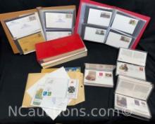 First Day Covers Collectible Stamps Norman Rockwell, Abraham Lincoln more