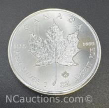 2024 Canadian Maple Leaf 1 Troy Oz .9999 Fine Silver Bullion Coin