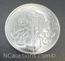 1 Troy Oz .999 Fine Silver Philharmonic Bullion Coin