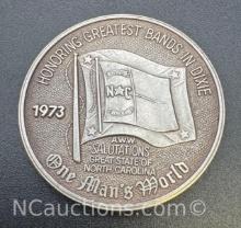 1973 One Mans World 1 Troy Oz .999 Fine Silver Coin