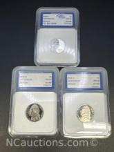 IGS Grading Jefferson Nickels 1st Day Issue