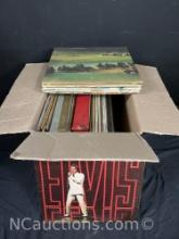 Misc Vintage Rock Records BTO Stepphanwolf doors Elvis Three Dog Night The doors Carly Simon Etc