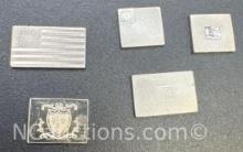 Sterling Silver Flag Bullion 6 grams