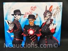 Signed 8x10 Photo of the Band Steam Powered Giraffe