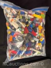 5.1 lbs bag of legos Deadshot, Aladdin, Minecraft, Ninjago Zane