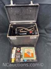 Vintage 1937 Singer Featherweight Sewing Machine w/ Case Tray Extras