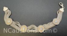 Sterling Silver Bracelet 17.71 Grams