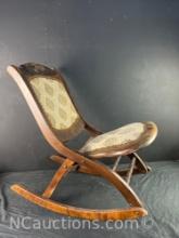 Antique Folding Rocking Chair