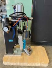 Working Tendefss Tagging Machine TFS-201 Foot Switch Tag powers on