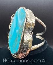 Navajo turquoise Cuff Bracelet 43.80 Grams