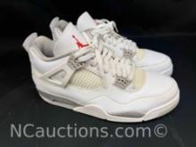 Jordan 4 Retro Mid White Oreo Shoes Size 14