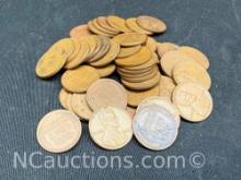 1945 Wheat Pennies 154g Total