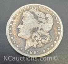 1897-O Morgan Silver Dollar 90% Silver Coin 25.40 Grams