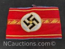 Nazi Swastika Armband Reichsteugmeisterer Ber Hsdap no 1417 Hitler