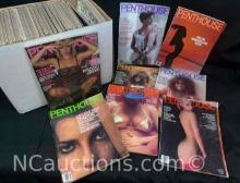 Approx 38 1980s Penthouse Magazines 1970s-1980s