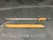 Japan WW2 Type 30 Bayonet Toyada Automatic 46273 Wood Scabbard