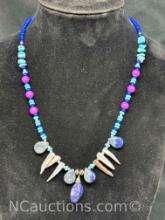 Mother Of Pearl Shard Necklace 35g Total