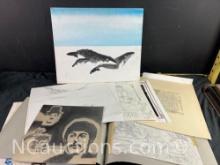 Misc Original Sketches paintings says Robert Gray