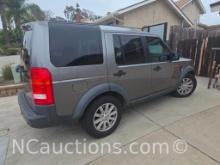 2007 LANDROVER LR3 CA Title Current Smog Runs Drives Odometer says 144,000 Miles