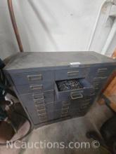 Supply Cabinet with contents