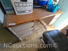 office desk does not include contents