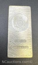 1 Troy Oz .999 Fine Silver Bullion Bar