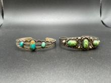 Sterling Silver Turquoise Bracelets