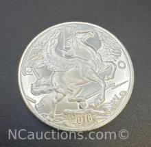 2016 pegasus 1 Troy Oz .999 Fine Silver Bullion Coin