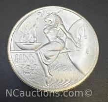 2 Troy Oz .999 Fine Silver Egyptian Bullion
