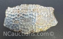 Tombstone 5 Troy Oz .999 Fine Silver Nugget Bullion With Bag