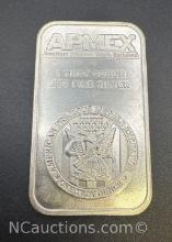 APMEX 1 Troy Oz .999 Fine Silver Bullion Bar