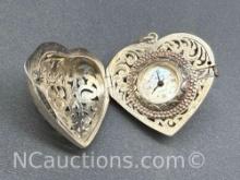BONA 925 Sterling Silver Pocket Watch 25g total weight