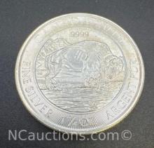 2016 Canadian Bison 1 1/4 Oz .9999 Fine Silver Bullion