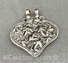 Sterling Silver Heart Pendant 10g